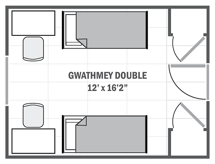Gwathmey House double sample floor plan