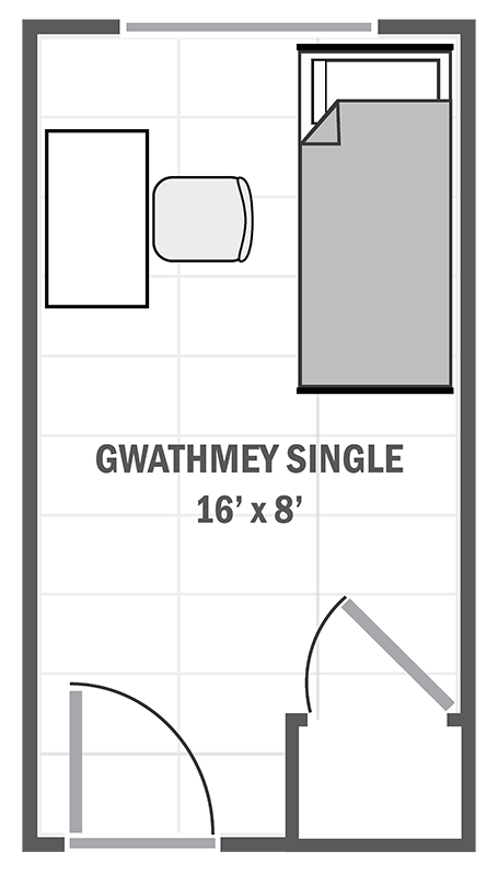 Gwathmey House single sample floor plan