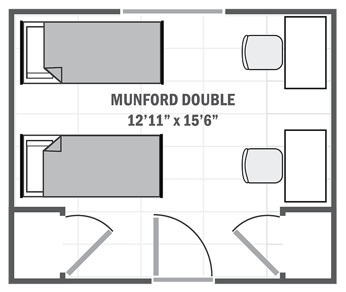Munford House double sample floor plan