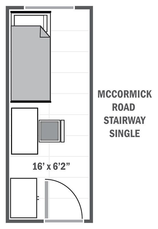 McCormick Road stairway single sample floor plan